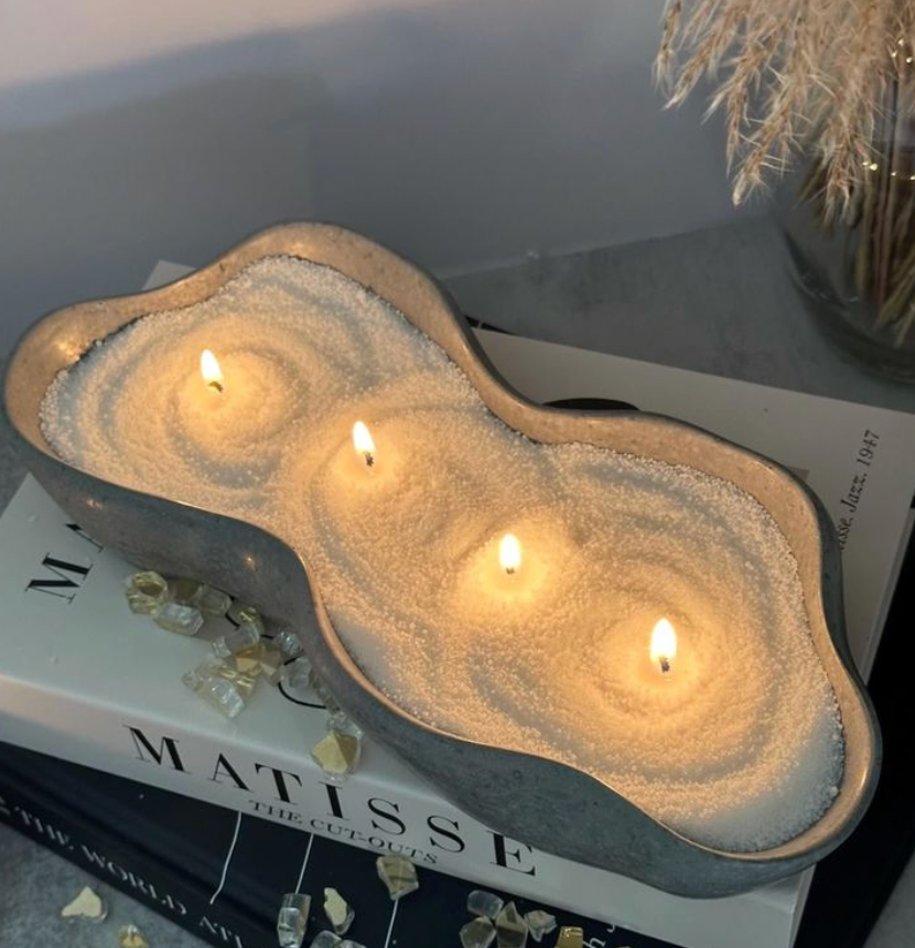 Warm Comfort Pearled candles