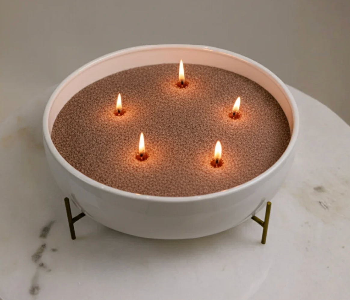 Warm Comfort Pearled candles