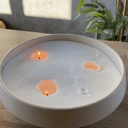 Warm Comfort Pearled candles
